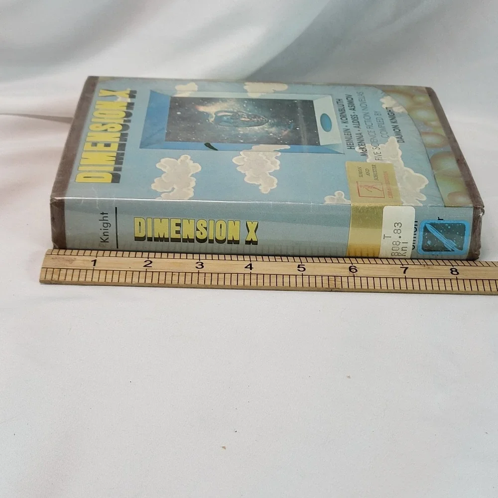 Dimension X Damon Knight Heinlein Asimov Science Fiction HC DJ Ex Library